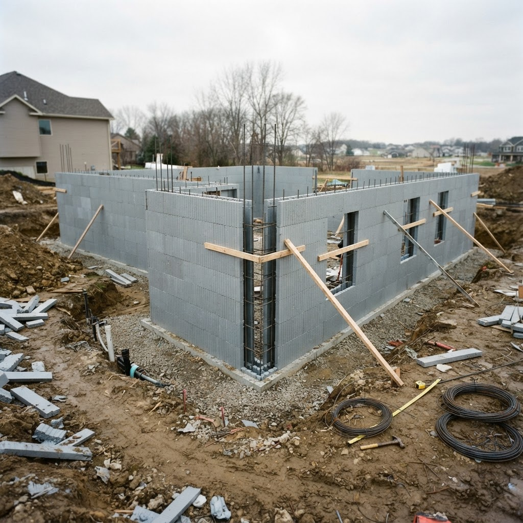 Form & ICF Foundations work by Lally Framing